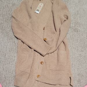 Levis Womens Tan Cardigan